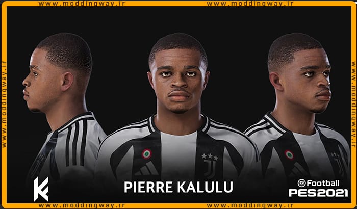 فیس Pierre Kalulu برای PES 2021 - آپدیت 7 مهر 1403