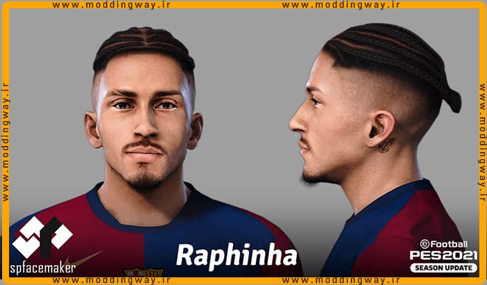 فیس Raphinha برای PES 2021 - آپدیت 7 مهر 1403