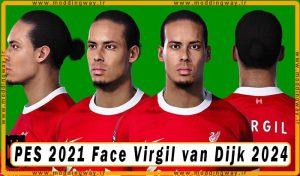 فیس Virgil van Dijk 2024