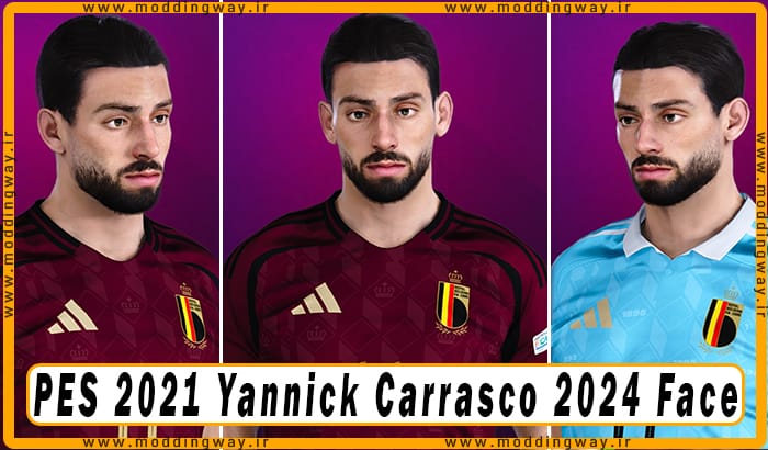 فیس Yannick Carrasco برای PES 2021 - آپدیت 22 شهریور 1403