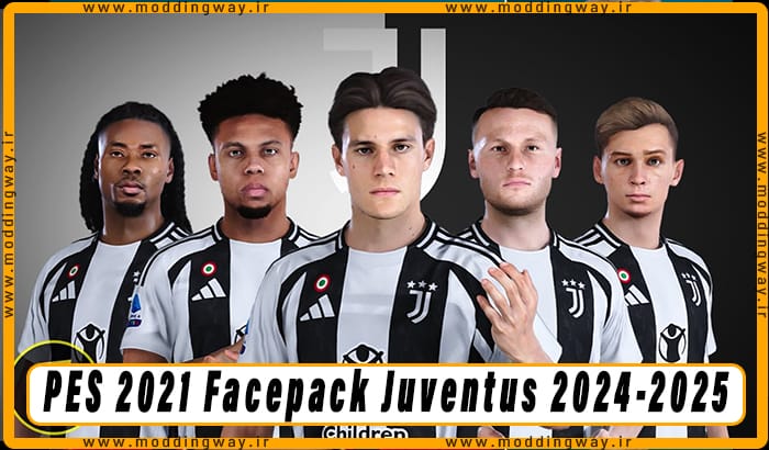 فیس پک Juventus 2024-2025 برای PES 2021