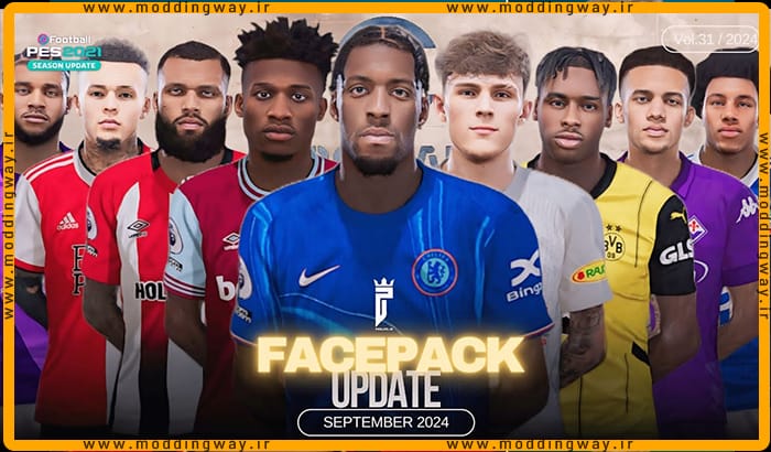 فیس پک Facepack Update 2024 v31 برای PES 2021