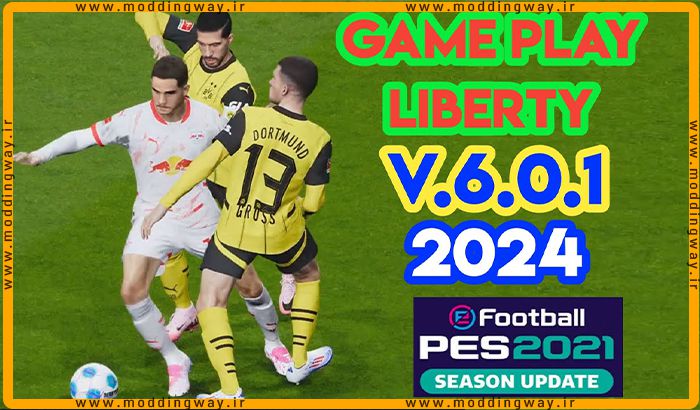 گیم پلی Liberty v6.0.1 برای PES 2021 - بهبود عملکرد بازی