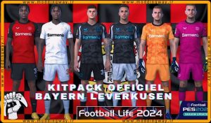 کیت پک Bayer 04 Leverkusen 24/25 برای PES 2021