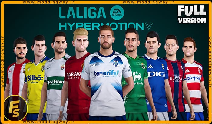 کیت پک رسمی LaLiga HyperMotion 2024-25