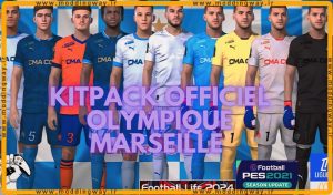 کیت پک رسمی Olympique de Marseille 24-25