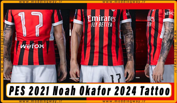 تتو Noah Okafor برای PES 2021