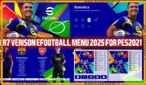 منو گرافیکی eFOOTBALL CR7