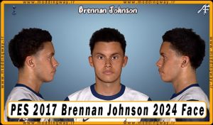 فیس Brennan Johnson برای PES 2017