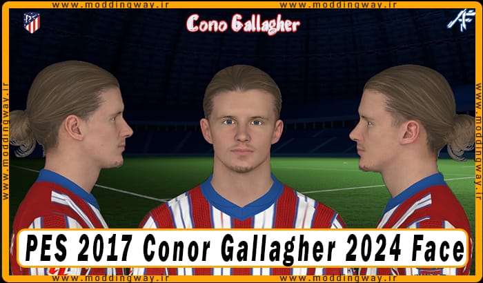 فیس Conor Gallagher برای PES 2017 - آپدیت 13 مهر 1403
