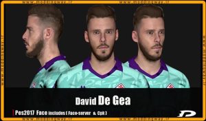فیس David de Gea برای PES 2017 - آپدیت 29 مهر 1403