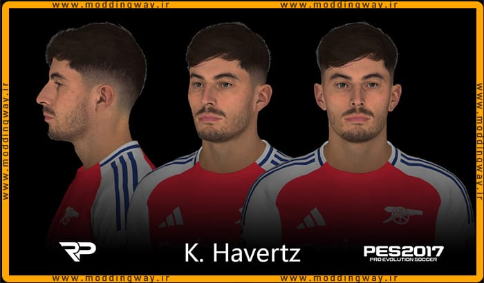 فیس Kai Havertz برای PES 2017 - آپدیت 30 مهر 1403