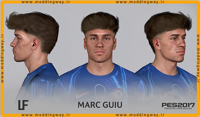فیس Marc Guiu برای PES 2017 - آپدیت 26 مهر 1403