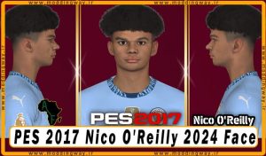 فیس Nico O'Reilly برای PES 2017
