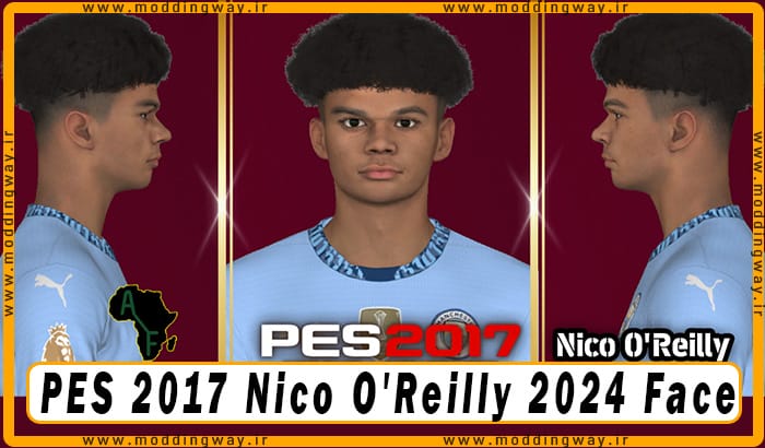 فیس Nico O'Reilly برای PES 2017