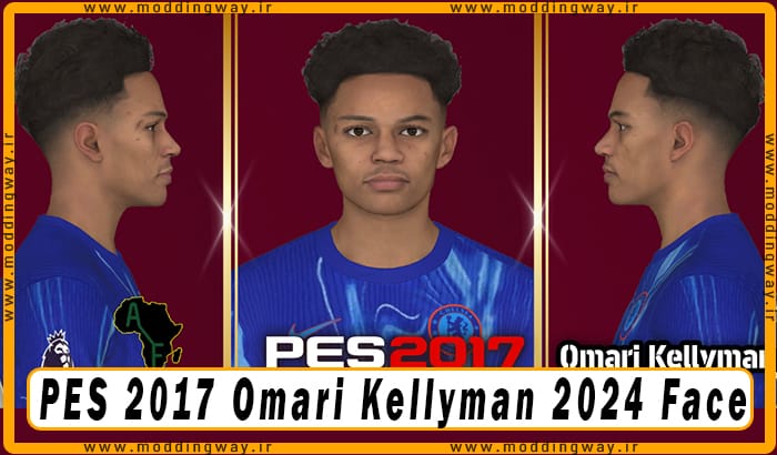 فیس Omari Kellyman برای PES 2017