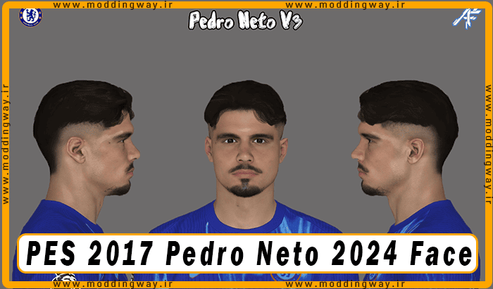 فیس Pedro Neto برای PES 2017 - آپدیت 2 دی 1403