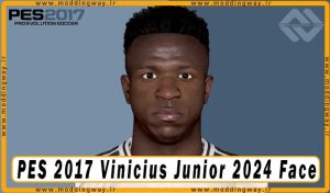 فیس Vinicius Junior برای PES 2017 - آپدیت 15 مهر 1403