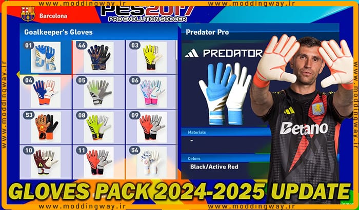 پک دستکش 2024-2025