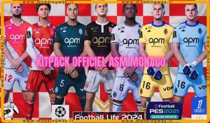 کیت پک رسمی AS Monaco 2024-25