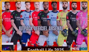 کیت پک Arsenal Official 2024-25