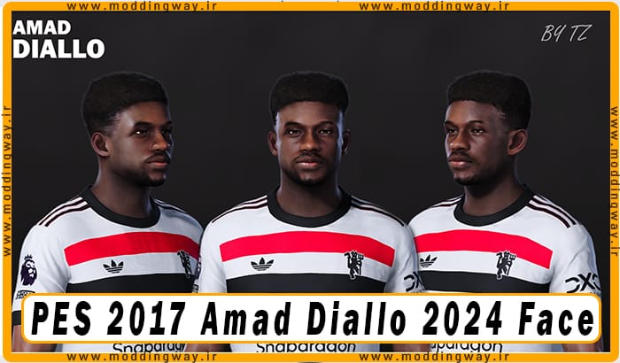 فیس Amad Diallo برای PES 2021 - آپدیت 30 مهر 1403