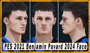 فیس Benjamin Pavard برای PES 2021 - آپدیت 19 مهر 1403