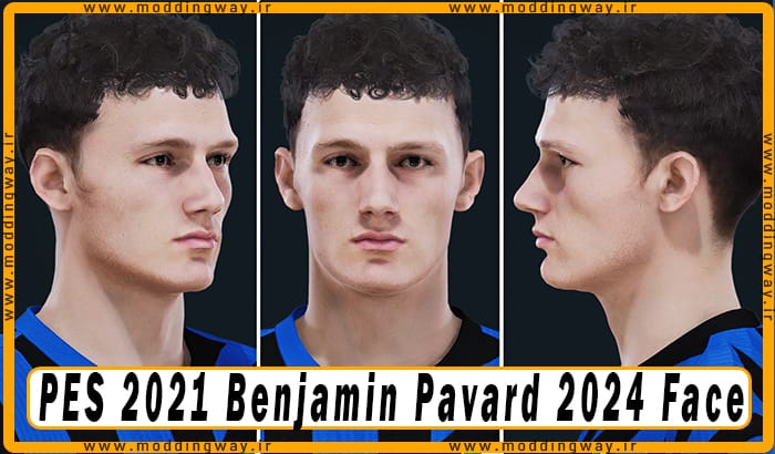 فیس Benjamin Pavard برای PES 2021 - آپدیت 19 مهر 1403