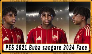 فیس Buba sangare برای PES 2021