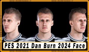 فیس Dan Burn برای PES 2021
