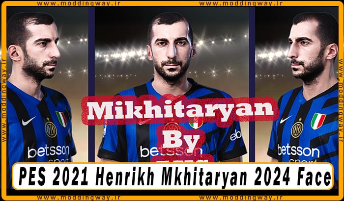 فیس Henrikh Mkhitaryan برای PES 2021 - آپدیت 13 مهر 1403