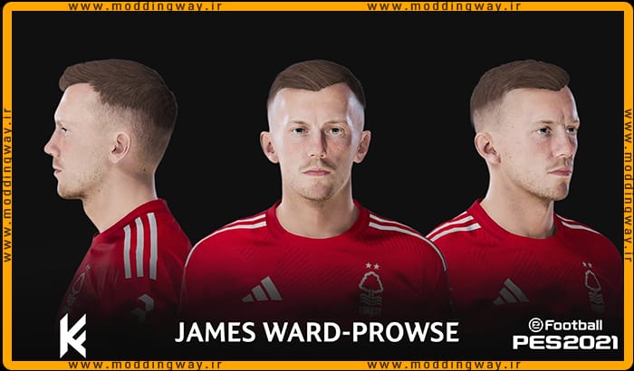 فیس James Ward-Prowse برای PES 2021