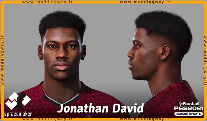 فیس Jonathan David برای PES 2021