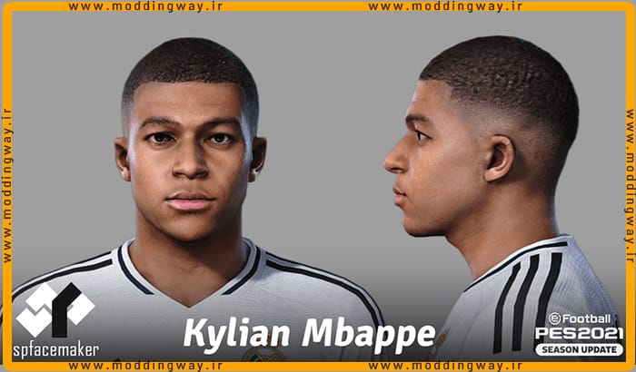 فیس Kylian Mbappe برای PES 2021 - آپدیت 15 مهر 1403 | مودینگ وی