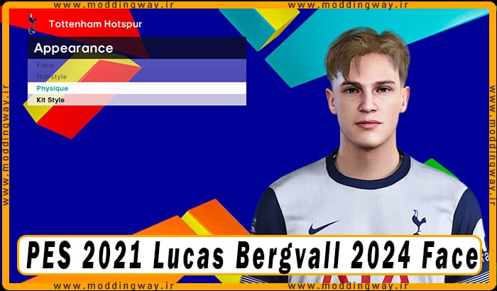 فیس Lucas Bergvall برای PES 2021 - آپدیت 13 مهر 1403