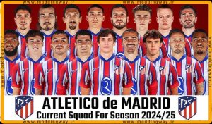 فیس پک Atletico Madrid 2024-25 برای PES 2021