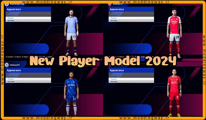 ماد گرافیکی Player Model 2024