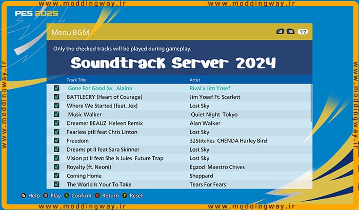 پک موزیک منو Soundtrack Server 2024
