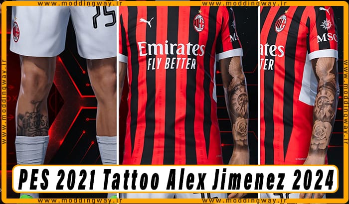 تتو Alex Jimenez برای PES 2021