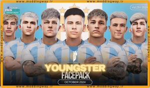 فیس پک Youngster 2024 v29 برای PES 2021