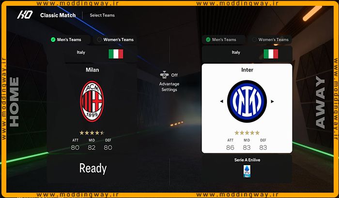 ماد Realism Serie A License