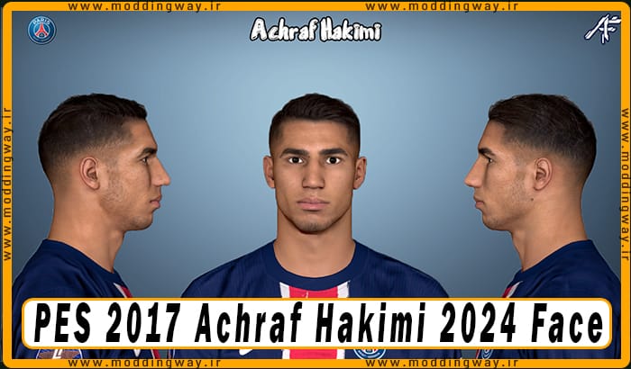 فیس Achraf Hakimi برای PES 2017 - آپدیت 3 آذر 1403