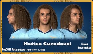 فیس Matteo Guendouzi برای PES 2017 - آپدیت 4 آذر 1403