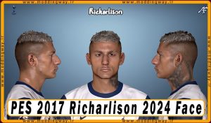 فیس Richarlison برای PES 2017 - آپدیت 5 آذر 1403