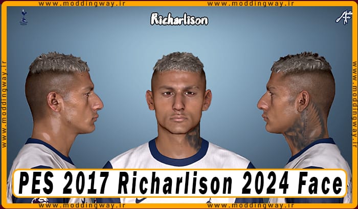 فیس Richarlison برای PES 2017 - آپدیت 5 آذر 1403