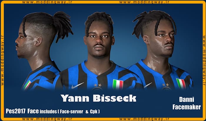 فیس Yann Auriel Bisseck برای PES 2017