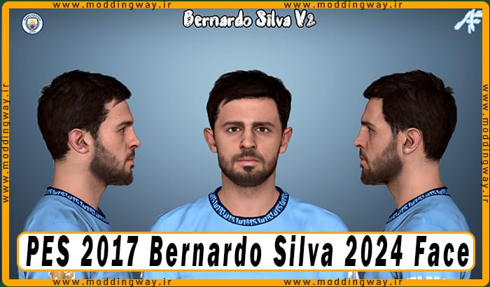 فیس Bernardo Silva برای PES 2017 - آپدیت 4 آذر 1403