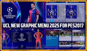 منو گرافیکی UCL 2025