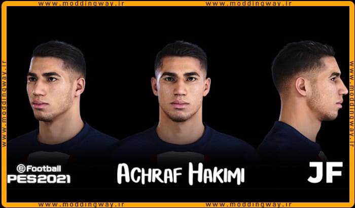 فیس Achraf Hakimi برای PES 2021 - آپدیت 3 آذر 1403