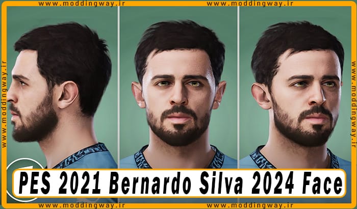 فیس Bernardo Silva برای PES 2021 - آپدیت 1 آذر 1403